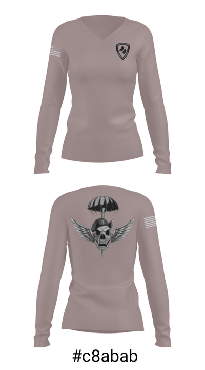 550TH MWD DET 84609332 Women's Long Sleeve V-neck Shirt - 7