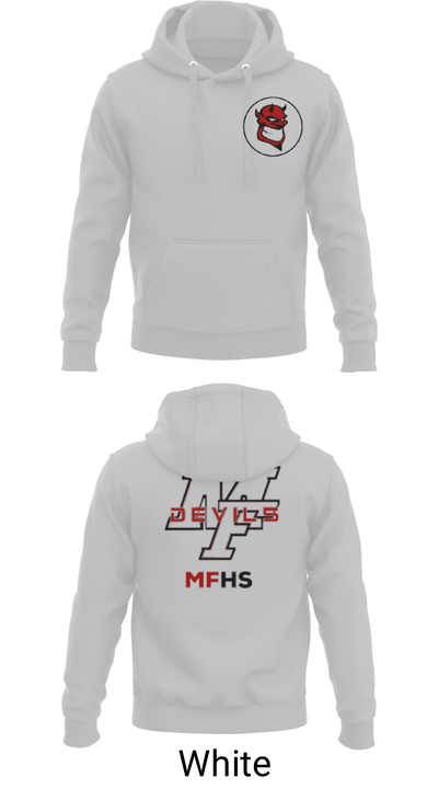 Marion Franklin lady Red Devils 63325407 Hoodie - 3