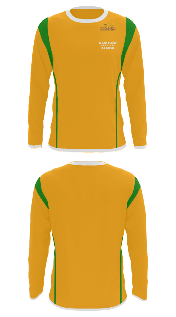 Long Sleeve Performance Shirt, Crawford Mosley High School Basketball, Men's Basketball, Teamtime, Team time, sublimation, custom sports apparel, team uniforms, spirit wear, spiritwear, sports uniforms, custom shirts, team store, custom team store, fundraiser sports, apparel fundraiser