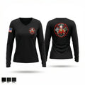 North Towanda Fire Rescue 10568871 Women's Long Sleeve V-neck Shirt - 1