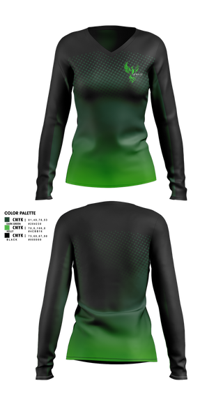 Womens Long Sleeve Vneck Shirt, Phoenix, Men's Soccer, Teamtime, Team time, sublimation, custom sports apparel, team uniforms, spirit wear, spiritwear, sports uniforms, custom shirts, team store, custom team store, fundraiser sports, apparel fundraiser