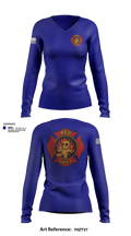 City of Lake Geneva Fire Department 76395935 Women's Long Sleeve V-neck Shirt - 102