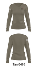 165th Quarter Master 21036907 Women's Long Sleeve V-neck Shirt - 11