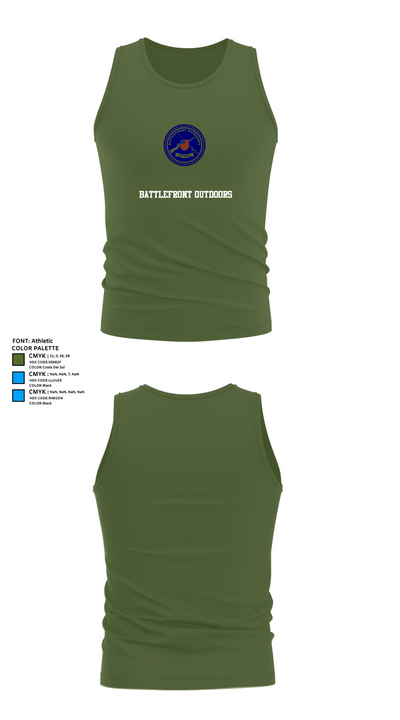 Battlefront Outdoors 9181915 Tank Top - 59