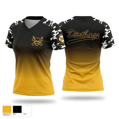 DC Dirtbags Women's Short Sleeve V-neck Shirt - 1