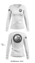 Sarasota Surf Lifesaving Association 11699985 Women's Long Sleeve V-neck Shirt - 102