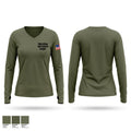Recruiting Sub Station Casper Women's Long Sleeve V-neck Shirt - 1