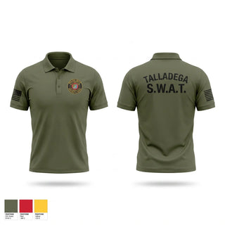Short Sleeve Performance Polo, Talladega SWAT, Police, Teamtime, Team time, sublimation, custom sports apparel, team uniforms, spirit wear, spiritwear, sports uniforms, custom shirts, team store, custom team store, fundraiser sports, apparel fundraiser