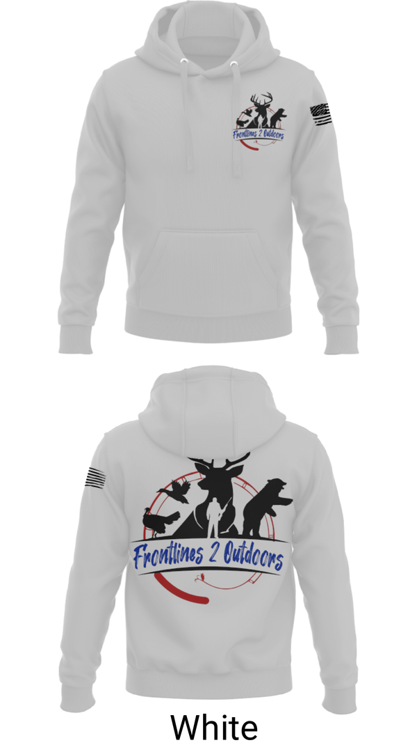 Hoodie, Frontlines 2 Outdoors (F2O), , Teamtime, Team time, sublimation, custom sports apparel, team uniforms, spirit wear, spiritwear, sports uniforms, custom shirts, team store, custom team store, fundraiser sports, apparel fundraiser