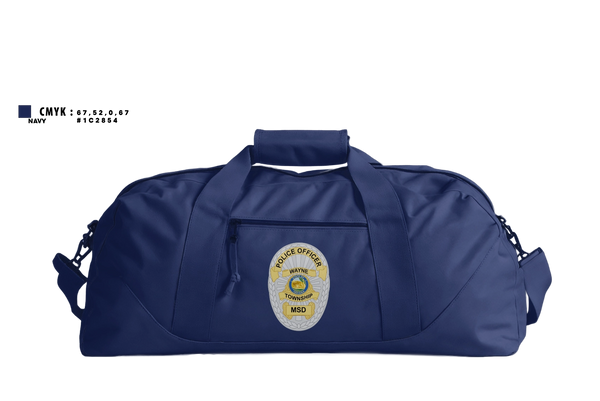 Duffle Bag, Wayne Twp. Police Dept., Police, Teamtime, Team time, sublimation, custom sports apparel, team uniforms, spirit wear, spiritwear, sports uniforms, custom shirts, team store, custom team store, fundraiser sports, apparel fundraiser