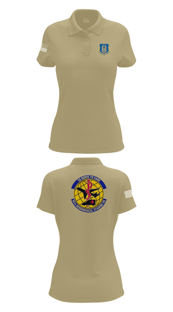 Womens Short Sleeve Performance Polo, 94ASTS, Air Force, Teamtime, Team time, sublimation, custom sports apparel, team uniforms, spirit wear, spiritwear, sports uniforms, custom shirts, team store, custom team store, fundraiser sports, apparel fundraiser