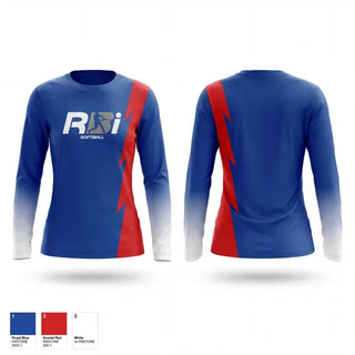 Long Sleeve Performance Shirt, RBI, Softball, Teamtime, Team time, sublimation, custom sports apparel, team uniforms, spirit wear, spiritwear, sports uniforms, custom shirts, team store, custom team store, fundraiser sports, apparel fundraiser