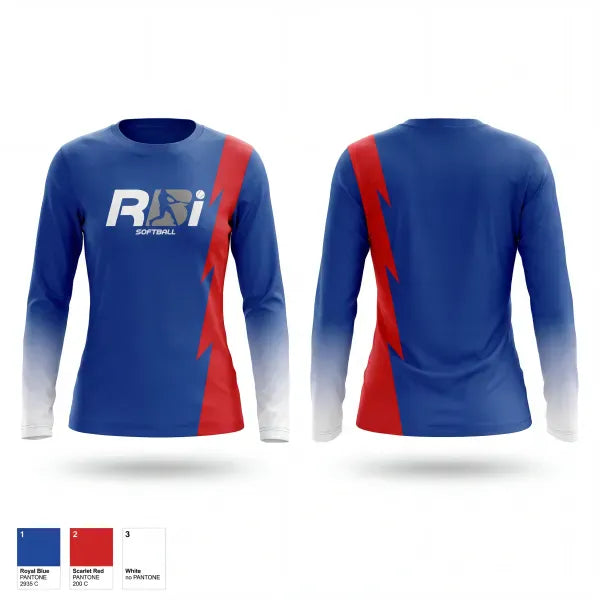 Long Sleeve Performance Shirt, RBI, Softball, Teamtime, Team time, sublimation, custom sports apparel, team uniforms, spirit wear, spiritwear, sports uniforms, custom shirts, team store, custom team store, fundraiser sports, apparel fundraiser
