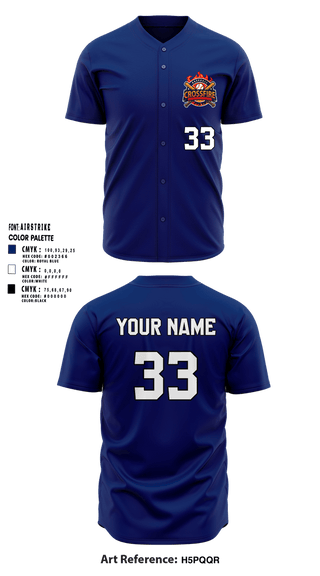 Full Button Baseball Jersey, Crossfire 12u, Baseball, Teamtime, Team time, sublimation, custom sports apparel, team uniforms, spirit wear, spiritwear, sports uniforms, custom shirts, team store, custom team store, fundraiser sports, apparel fundraiser