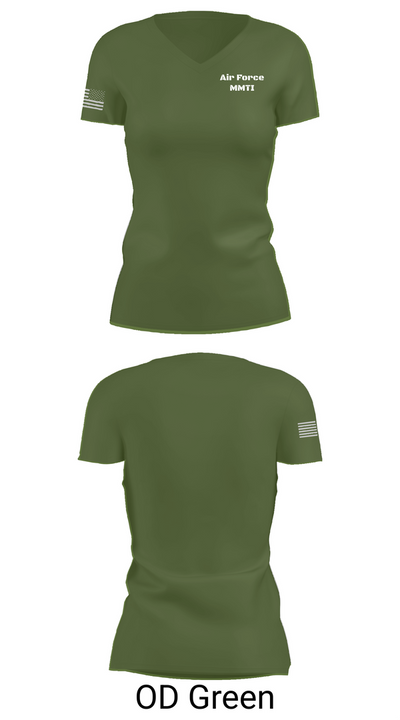 Air Force MMTI 15235440 Women's Short Sleeve V-neck Shirt - 48