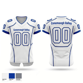 Football Jersey, Conemaugh valley, , Teamtime, Team time, sublimation, custom sports apparel, team uniforms, spirit wear, spiritwear, sports uniforms, custom shirts, team store, custom team store, fundraiser sports, apparel fundraiser