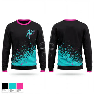 Crew Neck Sweatshirt, AIM basketball, Women's Basketball, Teamtime, Team time, sublimation, custom sports apparel, team uniforms, spirit wear, spiritwear, sports uniforms, custom shirts, team store, custom team store, fundraiser sports, apparel fundraiser