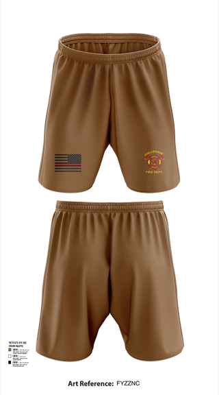 Athletic Shorts With Pockets, PHILLIPSBURG FIRE DEPARTMENT, , Teamtime, Team time, sublimation, custom sports apparel, team uniforms, spirit wear, spiritwear, sports uniforms, custom shirts, team store, custom team store, fundraiser sports, apparel fundraiser