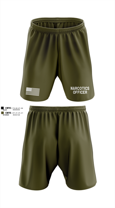 Philadelphia police narcotics 89057039 Athletic Shorts With Pockets - 101