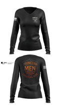 Ironclad 316 56222538 Women's Long Sleeve V-neck Shirt - 1