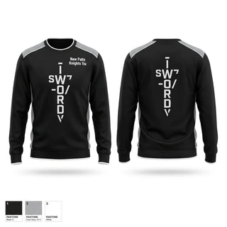 Crew Neck Sweatshirt, New Paltz Knights 11u, Baseball, Teamtime, Team time, sublimation, custom sports apparel, team uniforms, spirit wear, spiritwear, sports uniforms, custom shirts, team store, custom team store, fundraiser sports, apparel fundraiser