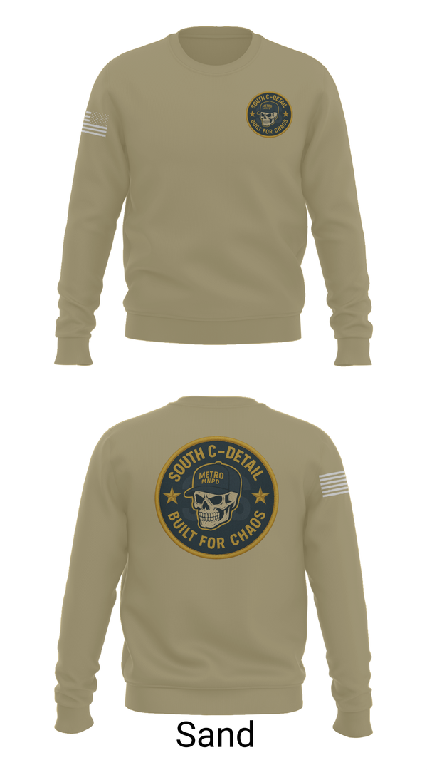 Crew Neck Sweatshirt, South C Detail, , Teamtime, Team time, sublimation, custom sports apparel, team uniforms, spirit wear, spiritwear, sports uniforms, custom shirts, team store, custom team store, fundraiser sports, apparel fundraiser