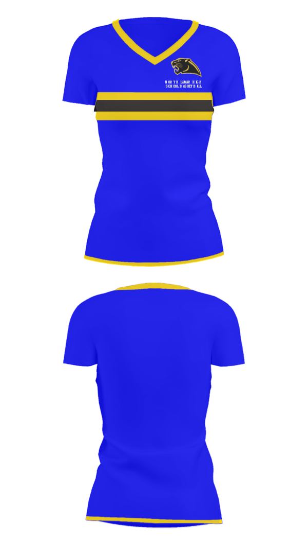 Women's Short Sleeve Vneck Shirt, North Lamar High School Basketball, Men's Basketball, Teamtime, Team time, sublimation, custom sports apparel, team uniforms, spirit wear, spiritwear, sports uniforms, custom shirts, team store, custom team store, fundraiser sports, apparel fundraiser