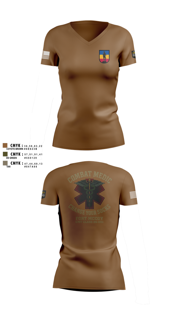 Womens Short Sleeve Vneck Shirt, 426 RTI, National Guard, Teamtime, Team time, sublimation, custom sports apparel, team uniforms, spirit wear, spiritwear, sports uniforms, custom shirts, team store, custom team store, fundraiser sports, apparel fundraiser