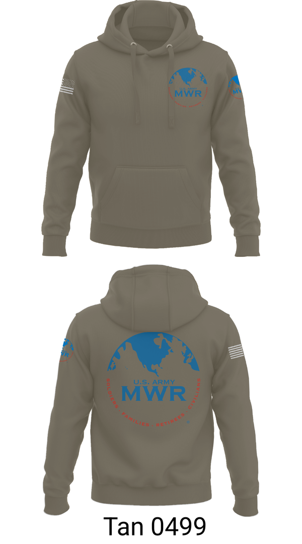 Hoodie, FAMILY AND MORALE, WELFARE AND RECREATION, , Teamtime, Team time, sublimation, custom sports apparel, team uniforms, spirit wear, spiritwear, sports uniforms, custom shirts, team store, custom team store, fundraiser sports, apparel fundraiser