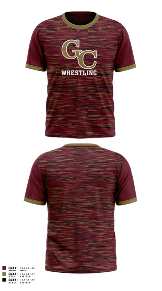 Short Sleeve Rash Guard Shirt, George County, Wrestling, Teamtime, Team time, sublimation, custom sports apparel, team uniforms, spirit wear, spiritwear, sports uniforms, custom shirts, team store, custom team store, fundraiser sports, apparel fundraiser