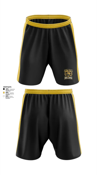 Athletic Shorts With Pockets, Sipsey Valley Bears, Baseball, Teamtime, Team time, sublimation, custom sports apparel, team uniforms, spirit wear, spiritwear, sports uniforms, custom shirts, team store, custom team store, fundraiser sports, apparel fundraiser