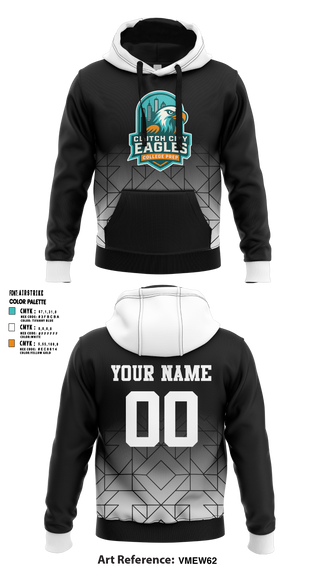 Hoodie, ClutchCity Collrgr Prep, , Teamtime, Team time, sublimation, custom sports apparel, team uniforms, spirit wear, spiritwear, sports uniforms, custom shirts, team store, custom team store, fundraiser sports, apparel fundraiser