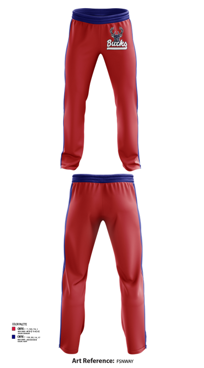 Dunmore Bucks 11870072 Sweatpants - 1