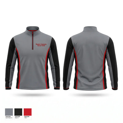 Slaughter Community Charter School Quarter Zip Jacket - 1