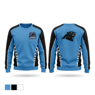Crew Neck Sweatshirt, Peninsula Panthers, Cheer, Teamtime, Team time, sublimation, custom sports apparel, team uniforms, spirit wear, spiritwear, sports uniforms, custom shirts, team store, custom team store, fundraiser sports, apparel fundraiser