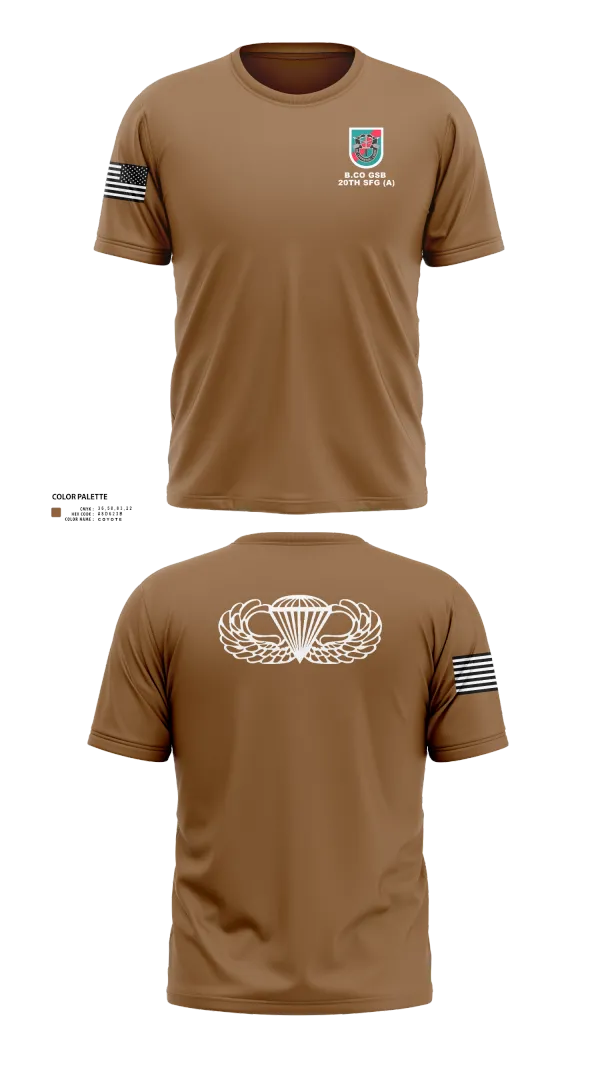 Short Sleeve Performance Shirt, B.CO GSB 20th SFG(A), , Teamtime, Team time, sublimation, custom sports apparel, team uniforms, spirit wear, spiritwear, sports uniforms, custom shirts, team store, custom team store, fundraiser sports, apparel fundraiser