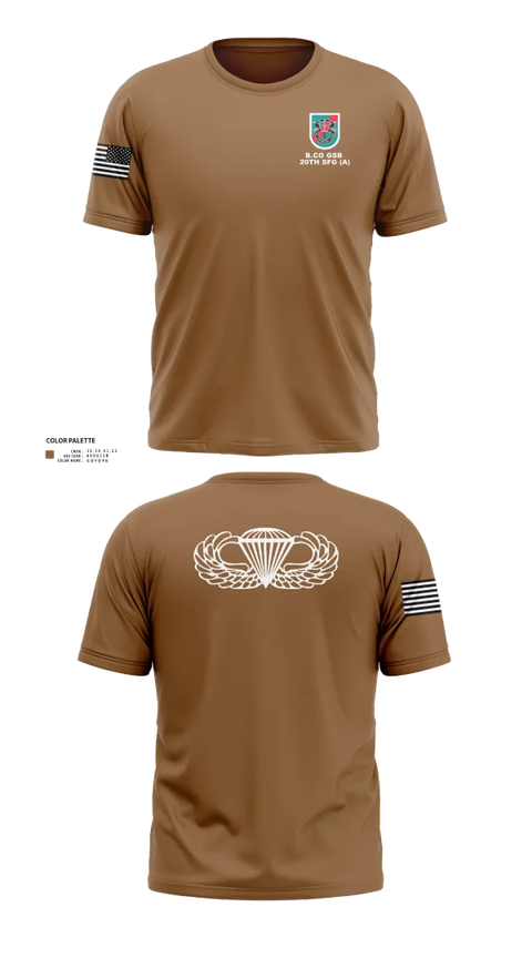 Old School Cotton Feel Shirt, B.CO GSB 20th SFG(A), , Teamtime, Team time, sublimation, custom sports apparel, team uniforms, spirit wear, spiritwear, sports uniforms, custom shirts, team store, custom team store, fundraiser sports, apparel fundraiser