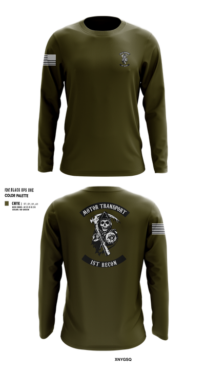 1st Recon 29773474 Long Sleeve Performance Shirt 100
