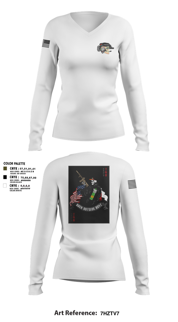 Womens Long Sleeve Vneck Shirt, Human Smuggling, Police, Teamtime, Team time, sublimation, custom sports apparel, team uniforms, spirit wear, spiritwear, sports uniforms, custom shirts, team store, custom team store, fundraiser sports, apparel fundraiser
