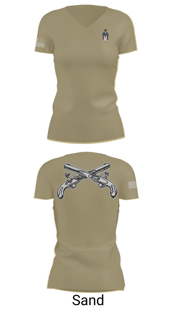 Womens Short Sleeve Vneck Shirt, 712th MP Co, , Teamtime, Team time, sublimation, custom sports apparel, team uniforms, spirit wear, spiritwear, sports uniforms, custom shirts, team store, custom team store, fundraiser sports, apparel fundraiser