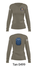 Cayce Police K9 35627395 Women's Long Sleeve V-neck Shirt - 73