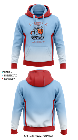 Hoodie, Crismon Rattlers, Women's Basketball, Teamtime, Team time, sublimation, custom sports apparel, team uniforms, spirit wear, spiritwear, sports uniforms, custom shirts, team store, custom team store, fundraiser sports, apparel fundraiser