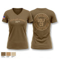 237th golf company 85681979 Women's Short Sleeve V-neck Shirt - 1