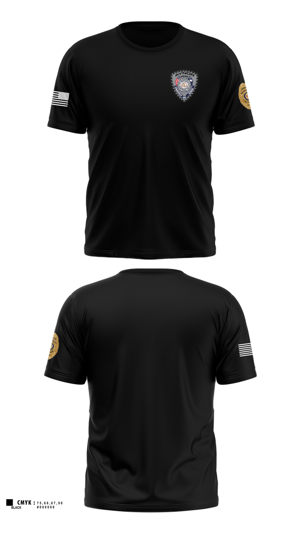 Aynor Police Department 42126931 Old School Cotton Feel Shirt - 1