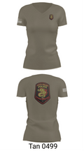 North Chicago Defensive Tactics 86456515 Women's Short Sleeve V-neck Shirt - 6