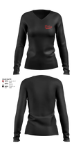 Bluegrass Lightning Belles Women's Long Sleeve V-neck Shirt - 10