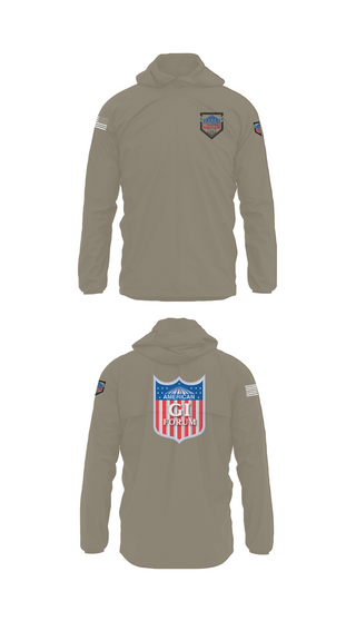 Windbreaker, Agif board, Army, Teamtime, Team time, sublimation, custom sports apparel, team uniforms, spirit wear, spiritwear, sports uniforms, custom shirts, team store, custom team store, fundraiser sports, apparel fundraiser