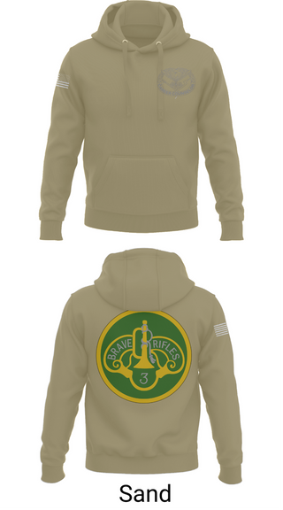Hoodie, 3d Cavalry Regiment, Army, Teamtime, Team time, sublimation, custom sports apparel, team uniforms, spirit wear, spiritwear, sports uniforms, custom shirts, team store, custom team store, fundraiser sports, apparel fundraiser