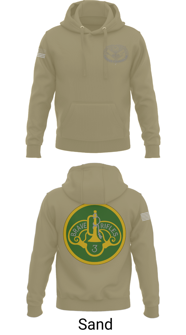 Hoodie, 3d Cavalry Regiment, Army, Teamtime, Team time, sublimation, custom sports apparel, team uniforms, spirit wear, spiritwear, sports uniforms, custom shirts, team store, custom team store, fundraiser sports, apparel fundraiser