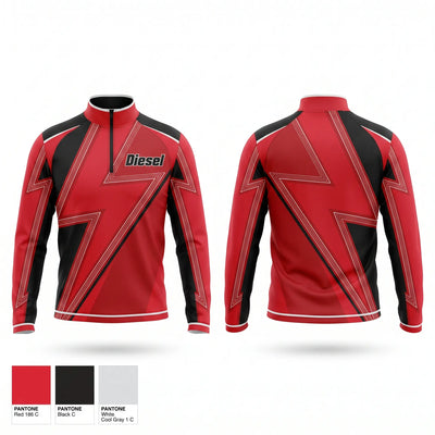 Diesel Quarter Zip Jacket - 1